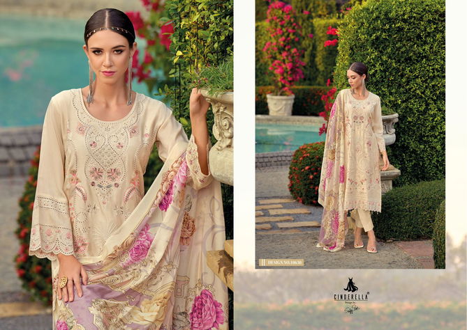 Sarisha Vol 4 Cinderella Muslin Embroidery Designer Salwar Suits Wholesale Online